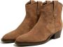 Guglielmo Rotta Damesschoenen Cannes Velour Hazelnoot Aw23 Brown Dames - Thumbnail 2