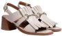 Guglielmo Rotta Elegante Leren Sandaal met Franjes White Dames - Thumbnail 2