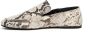 Guglielmo Rotta Geprinte leren grijze loafers - Thumbnail 2