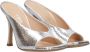 Guglielmo Rotta Heeled Mules Gray Dames - Thumbnail 2