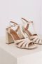 Guglielmo Rotta Sandalen met blokhak van leer - Thumbnail 2