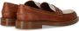 Guglielmo Rotta Tan lederen Pip Brown Loafer Brown Dames - Thumbnail 5