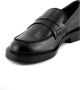Guglielmo Rotta Zwarte Leren Penny Loafer Schoenen - Thumbnail 2