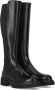 Guglielmo Rotta Zwarte Ranch Leren Laars Black Dames - Thumbnail 3
