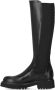 Guglielmo Rotta Zwarte Ranch Leren Laars Black Dames - Thumbnail 4