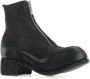 Guidi Black Red Suede PL1 enkelschoenen Zwart Dames - Thumbnail 2