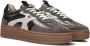 Haboob Grijze Lage Top Sneakers met Plateauzool - Thumbnail 4