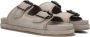 Haboob Grijze Suède Stijlvolle Slippers Gray Dames - Thumbnail 12