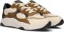 Haboob Lexi Bruin Leren Sneakers Multicolor Dames - Thumbnail 2