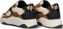 Haboob Lexi Bruin Leren Sneakers Multicolor Dames - Thumbnail 3