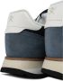 Hackett Luxe Suede Leather Mix Sneakers Blue Heren - Thumbnail 5