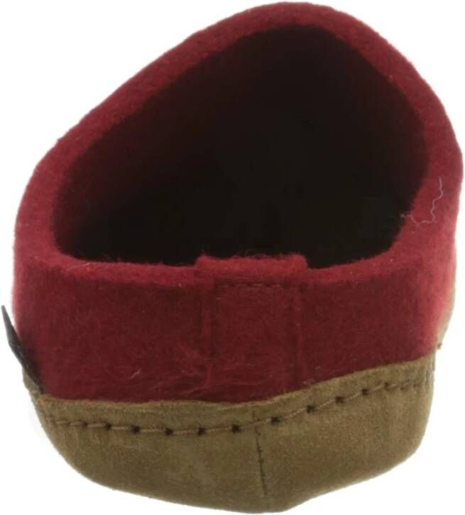 Haflinger Emil's Toffel Pantoffels rood