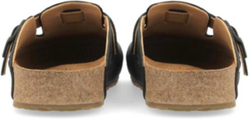 Haflinger Heren Zwarte Slippers