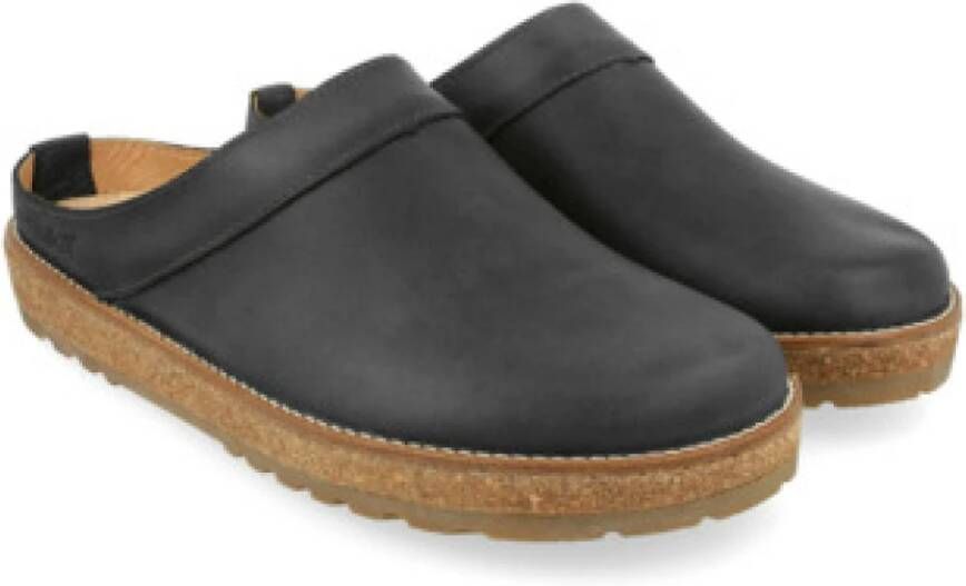 Haflinger Zwarte Heren Slippers