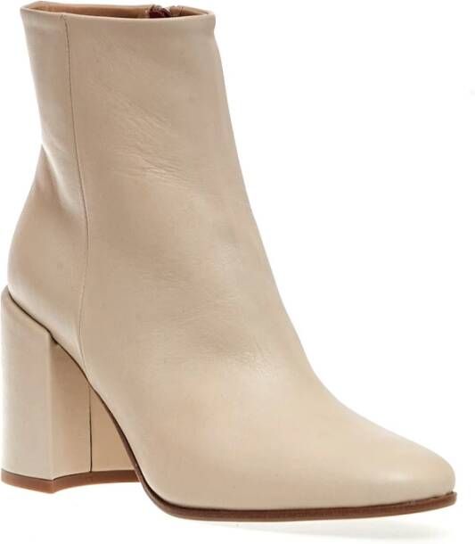 Halmanera Ankle Boots Beige Dames