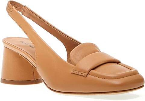 Halmanera Caramello Slingback met 50mm Hak Brown Dames