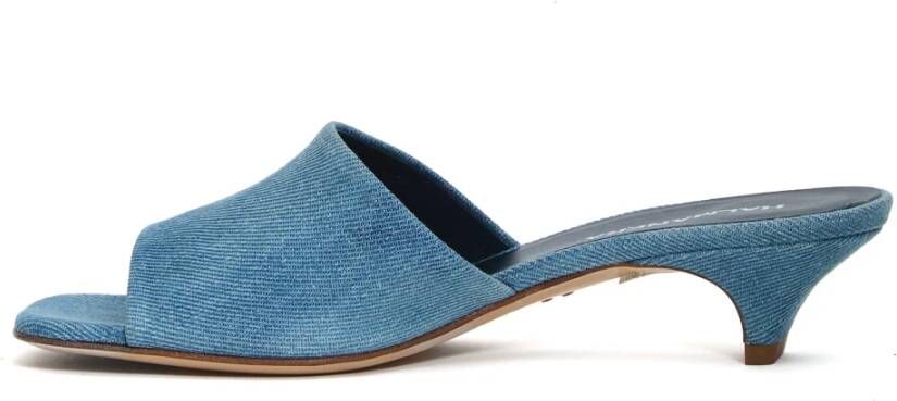 Halmanera Denim Slide Sandalen Azzurro Ss25