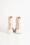 Halmanera Ivoorleren Bootie met Carrarmato Zool Beige Dames - Thumbnail 3