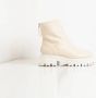 Halmanera Ivoorleren Bootie met Carrarmato Zool Beige Dames - Thumbnail 7