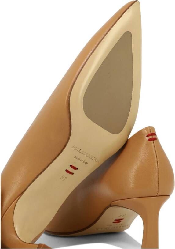 Halmanera Leren Vale Pumps Beige Dames