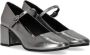 Halmanera Metalen Stalen Mary Jane Pump Grijs Dames - Thumbnail 2