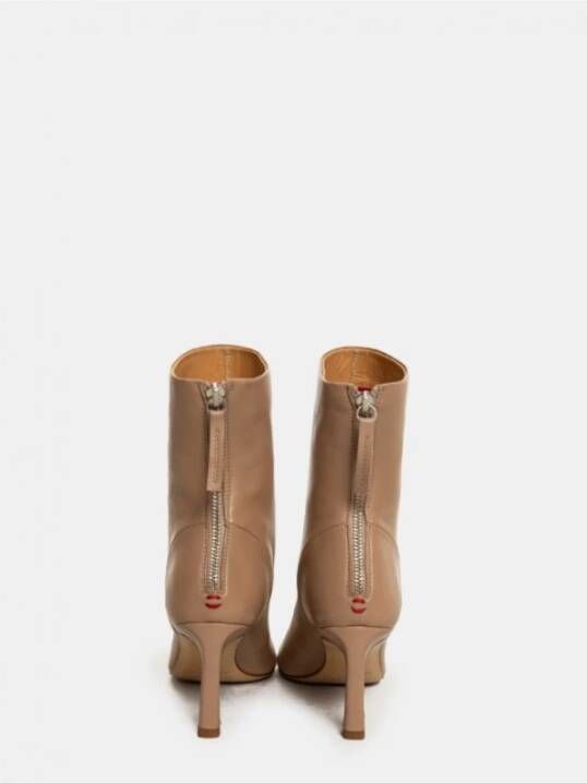 Halmanera Nappa Leren Bootie Mou Kleur