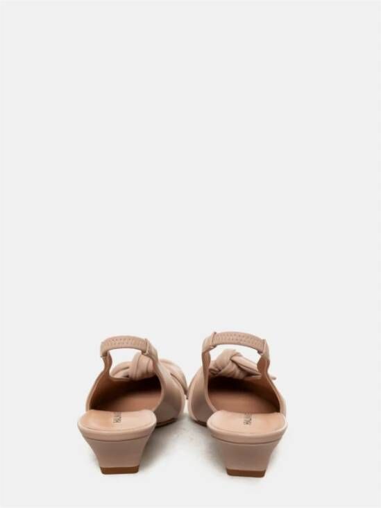 Halmanera Slingback sandaal met knoop