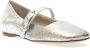 Halmanera Zilveren Crackle Leren Band Ballerina Gray Dames - Thumbnail 2