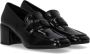 Halmanera Hoge hakken Glaze Black Heeled Loafer in zwart - Thumbnail 3