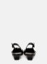 Hal era Zwarte slingback sandaal in glazuurleer - Thumbnail 2