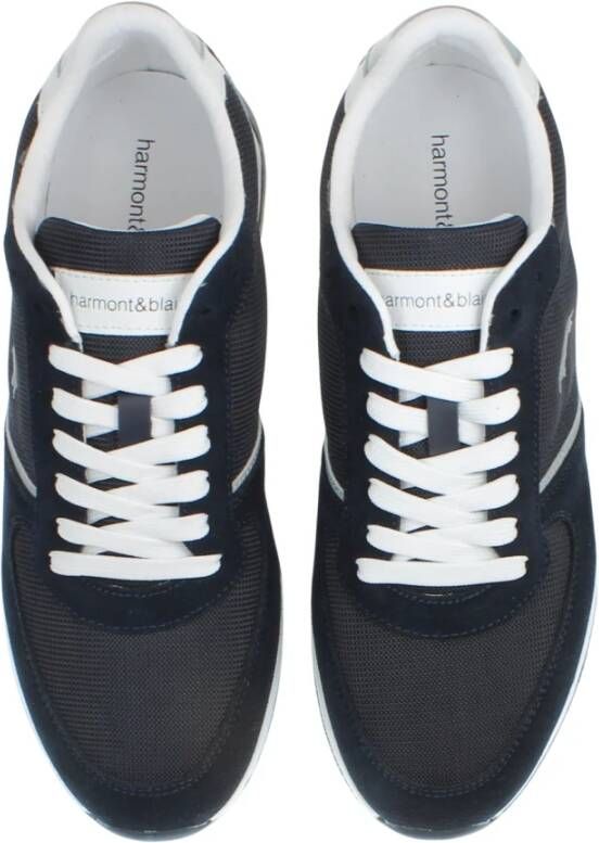 Harmont & Blaine Blauwe Bassotto Sneakers met Logo