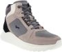 Harmont & Blaine Heren Sneakers van Leer en Stof met Vetersluiting Beige Heren - Thumbnail 2