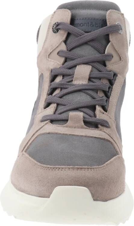 Harmont & Blaine Heren Sneakers van Leer en Stof met Vetersluiting Beige Heren