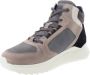 Harmont & Blaine Heren Sneakers van Leer en Stof met Vetersluiting Beige Heren - Thumbnail 4