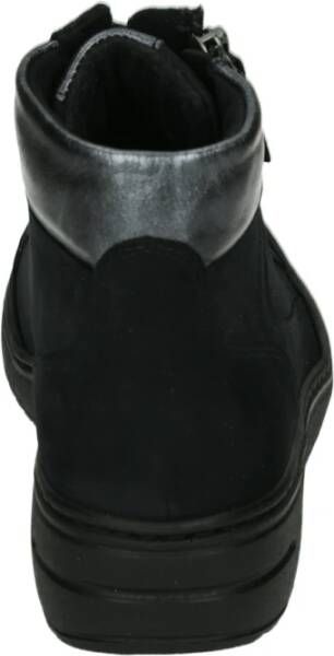 Hartjes Blauw Leren Sportieve Mid Dames Schoenen