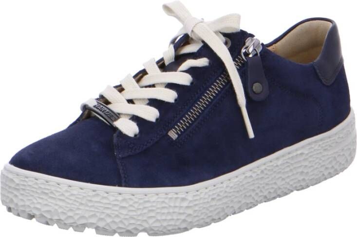 Hartjes Blauwe Vrijetijds Veterschoenen voor Dames