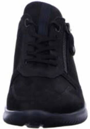 Hartjes Metallic Veterschoenen Black Dames