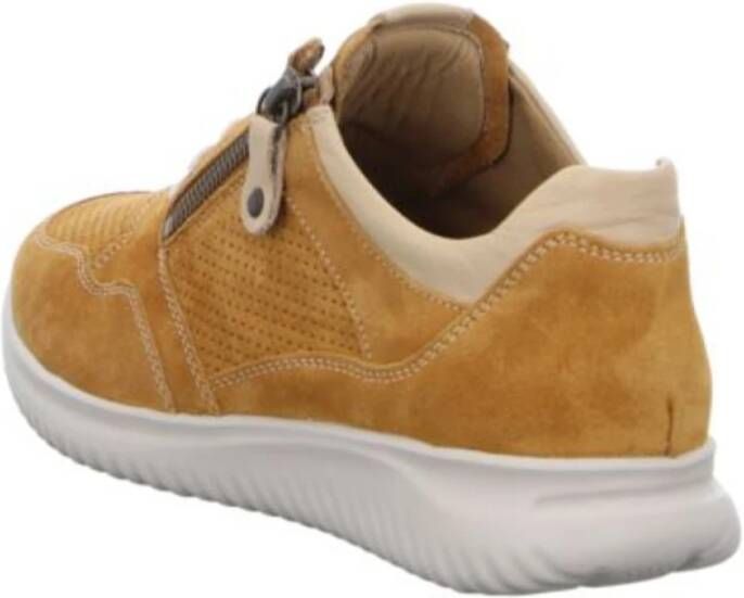 Hartjes Platte veterschoenen met rits