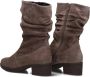 HARTJES Enkellaarsjes Dames Sue D Laars Maat: 37 Materiaal: Suède Kleur: Taupe - Thumbnail 3