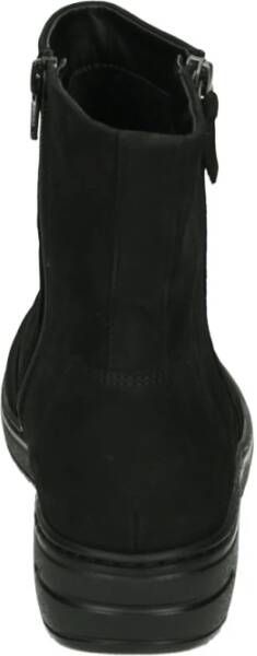 Hartjes Westers stijl zwart nubuck dameslaars