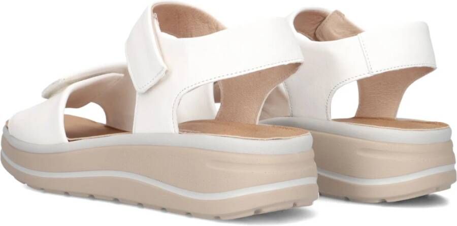 Hartjes Zwarte Leren Dames Platte Sandalen