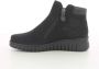 HARTJES Enkelboots Dames Nub Rits H Booty Maat: 37 Materiaal: Suède Kleur: Zwart - Thumbnail 5