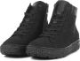 HARTJES Hoge Sneakers Dames Nub Mid Sneaker Maat: 37 5 Materiaal: Suède Kleur: Zwart - Thumbnail 5