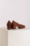 HASSIA Elegante Suède Pump Chestnut Brown Dames - Thumbnail 2