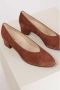 HASSIA Elegante Suède Pump Chestnut Brown Dames - Thumbnail 4