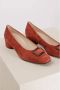 HASSIA Elegante Suède Pump met Gesp Detail Red Dames - Thumbnail 4
