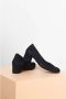 Hassi-A Hassia Dames Pumps Damesschoenen Suède Geen hoogte 2 cm 304902 Zwart - Thumbnail 7