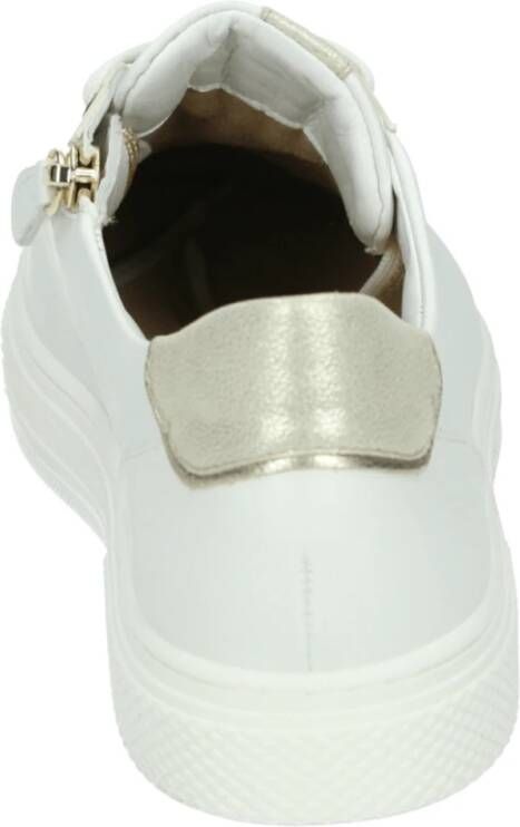 Hassia Sportieve lage damessneakers wit
