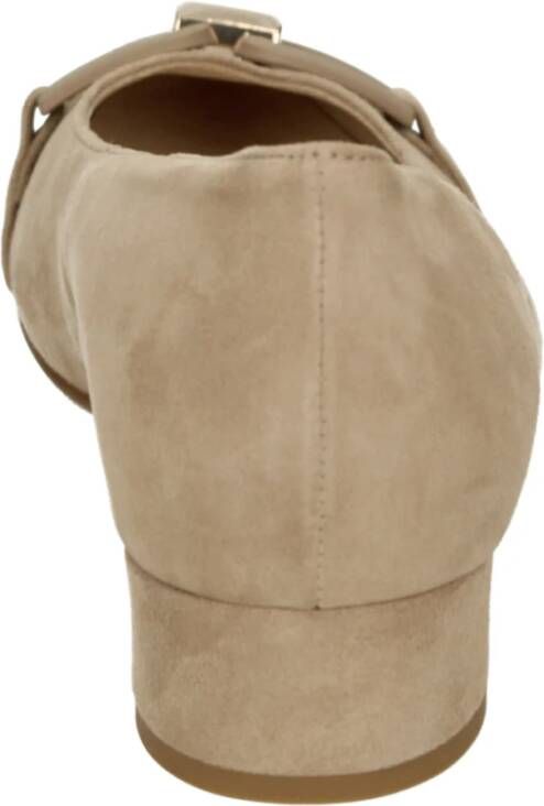 Hassia Suède Pumps in Cognac Kleur