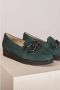 HASSIA Winter Loafer met Suede Details Green Dames - Thumbnail 4